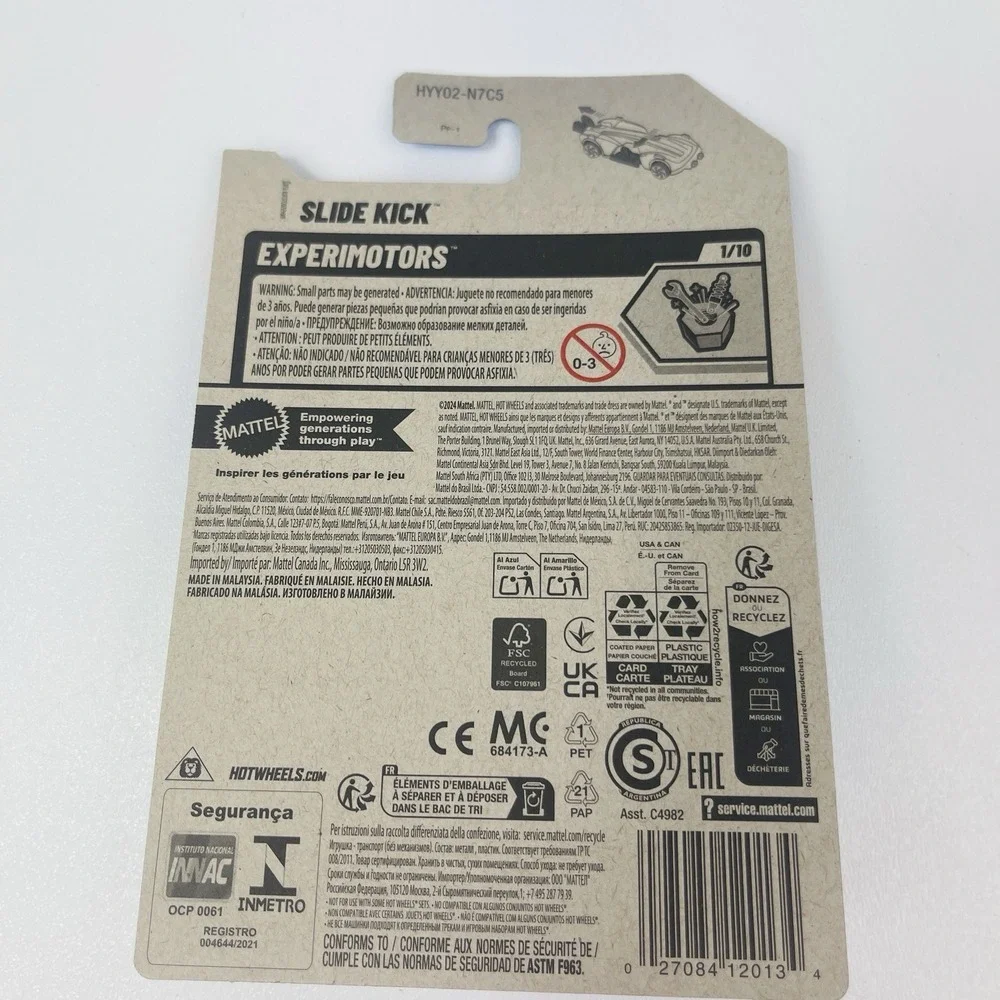 2025 Hot Wheels Mainline Case L Slide Kick - International Card